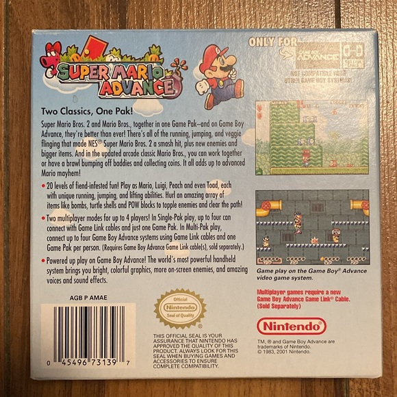 Super Mario Advance (Nintendo Game Boy Advance, 2001) - Picture 4 of 7